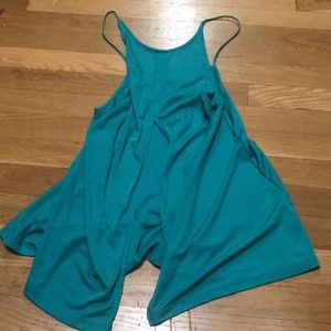 Split in back tank top